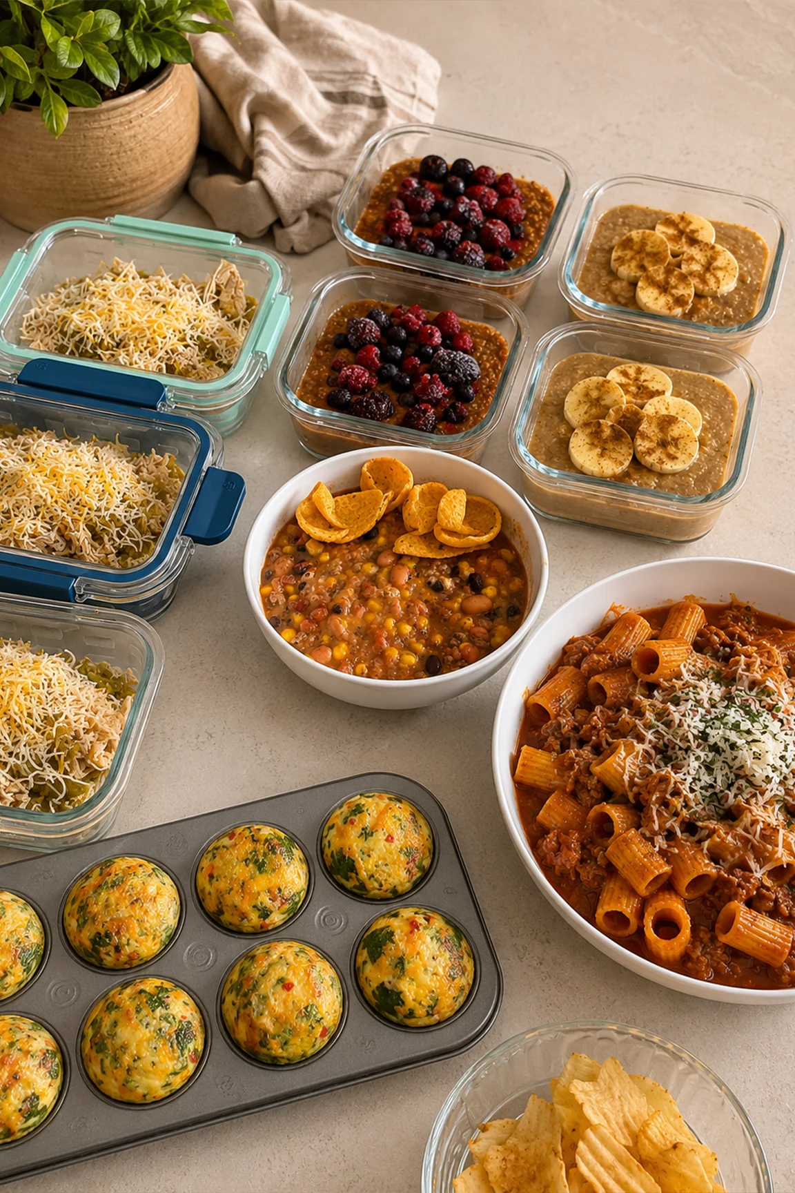Cheap meal prep containers for a $25 weekly budget
