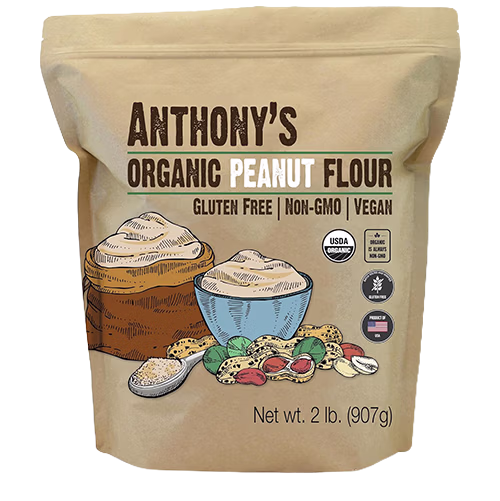 Anthony's organic peanut flour bag