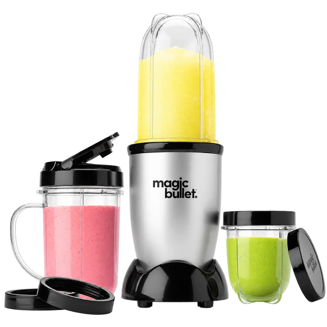 Magic Bullet personal blender with cups for blending cottage cheese flatbread batter