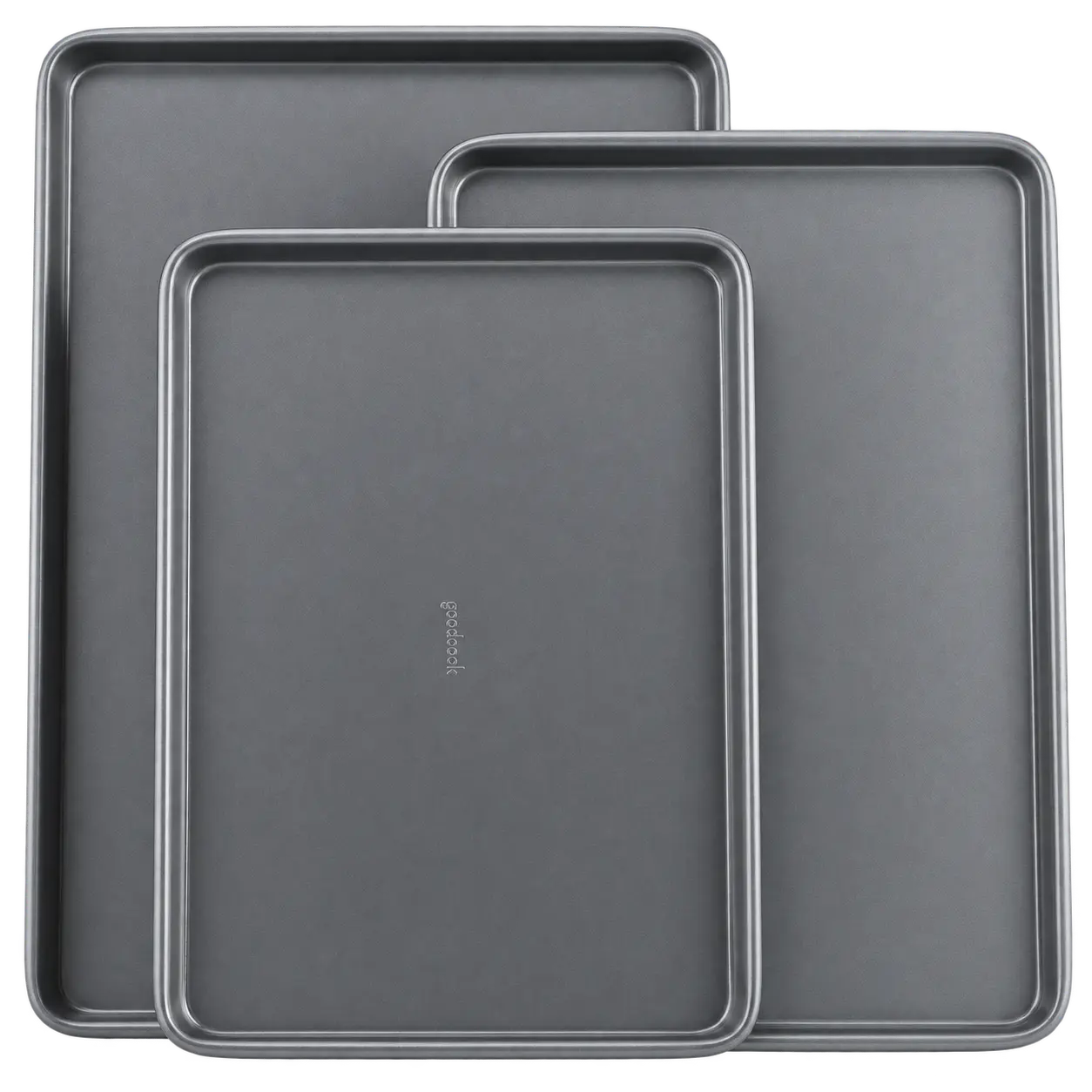 GoodCook nonstick baking sheet set for cottage cheese flatbread