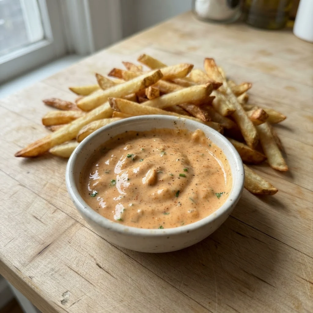 Copycat In-N-Out sauce with fries