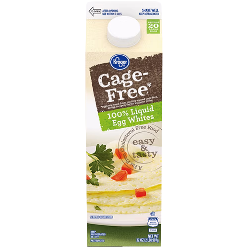 Carton of liquid egg whites for Starbucks copycat egg white bites